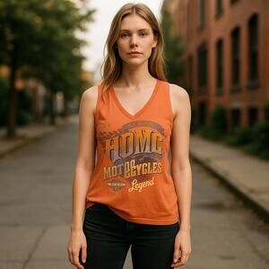 Harley Davidson Motorcycles Graceland Memphis Tennessee Tank Top - M